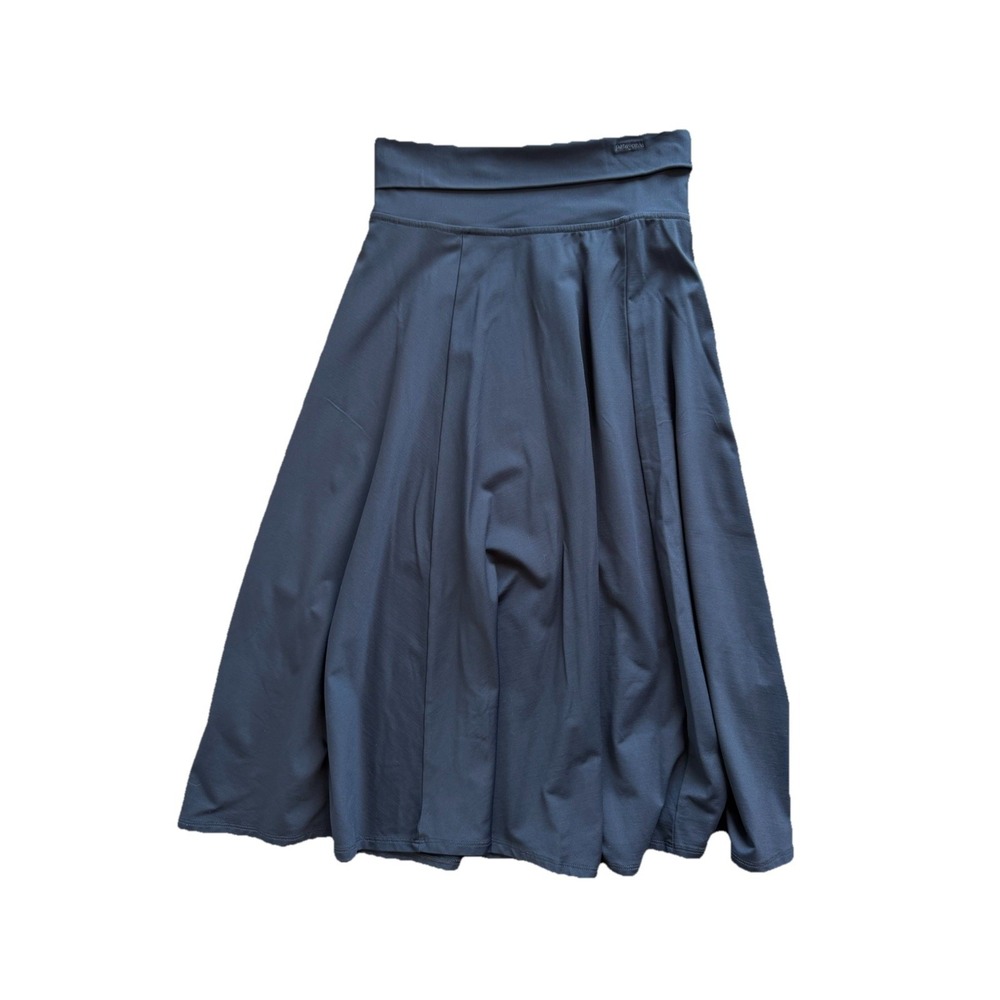 Patagonia Skirt Womens Medium Black Maxi Pull On Elastic Waist Super Soft